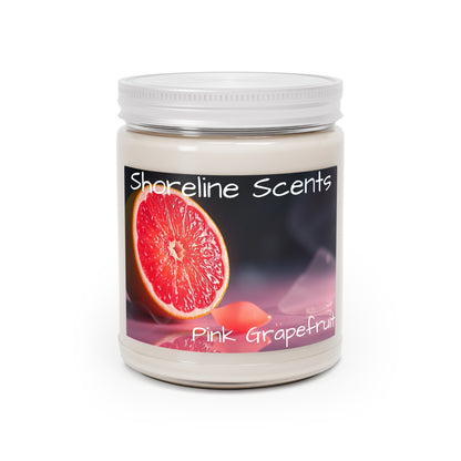 Pink Grapefruit Scented Candle (Soy Wax)