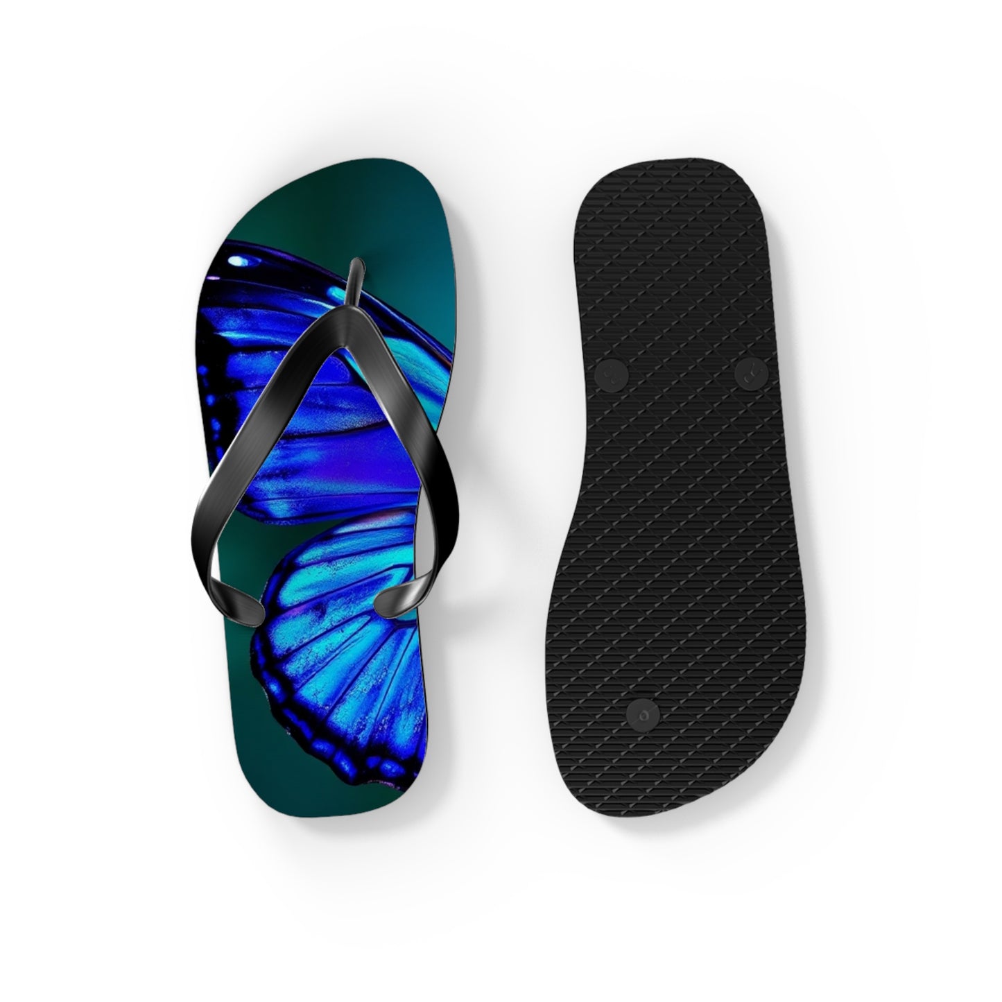 Mystical Butterfly #2 Flip Flops