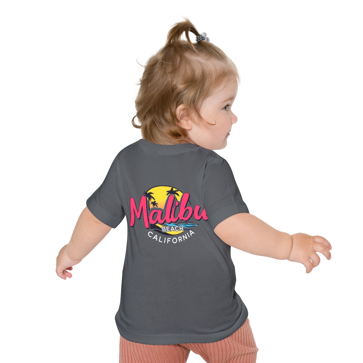 Retro Malibu Unisex Baby Short Sleeve T-Shirt