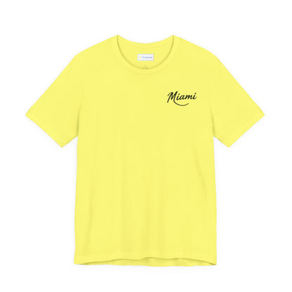 Retro Miami Unisex Jersey Short Sleeve Tee