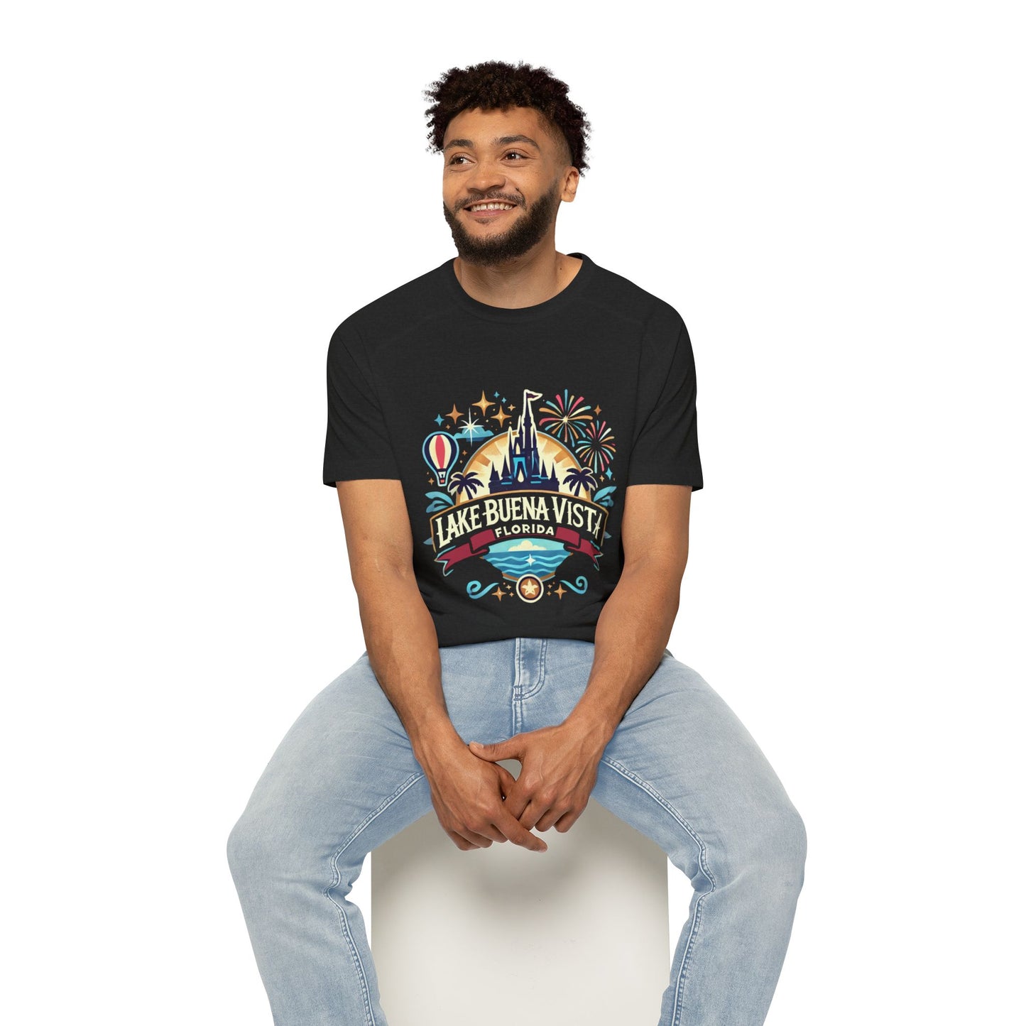 Adventurous Lake Buena Vista Men's Raglan T-Shirt