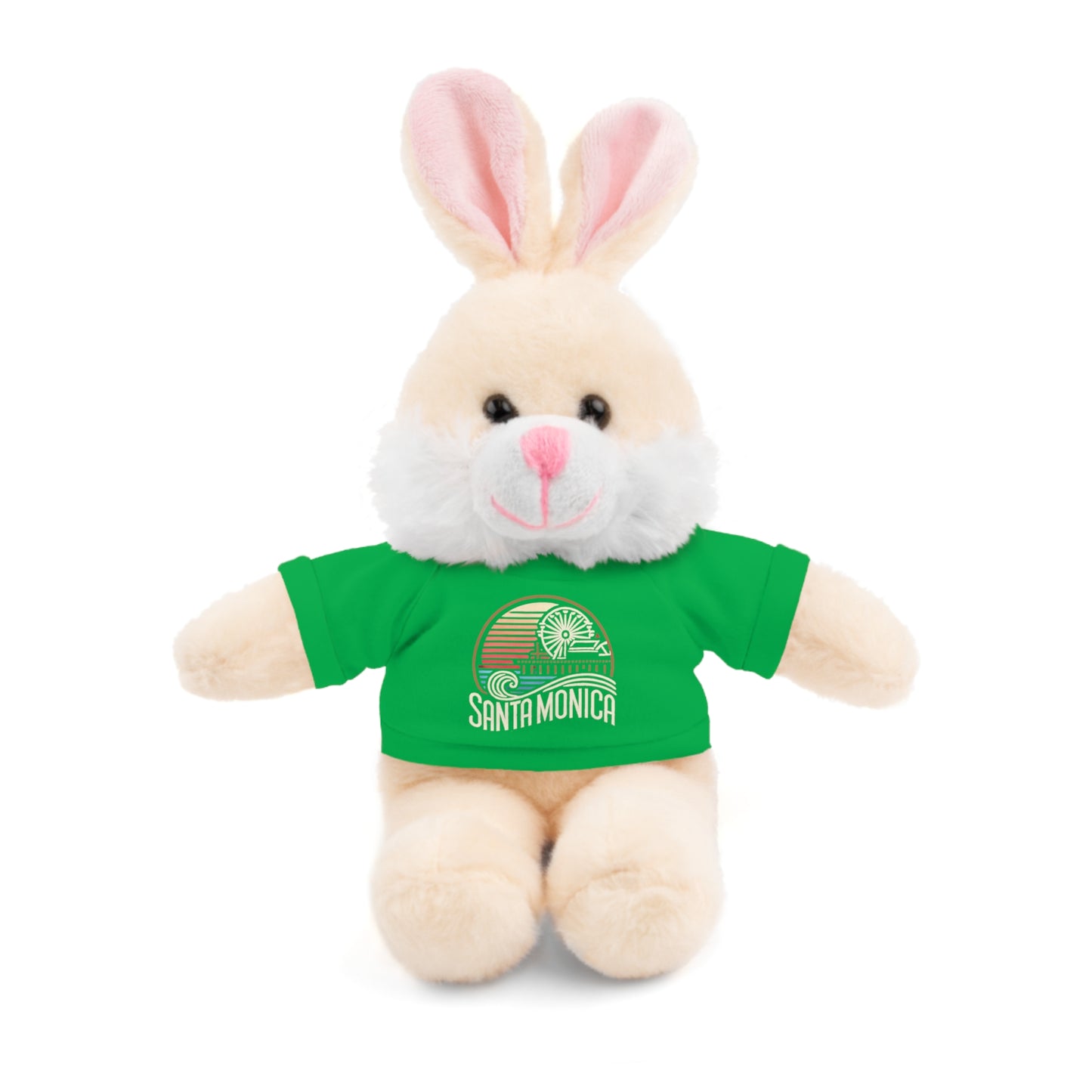 Vibrant Santa Monica Stuffed Animals with Tee