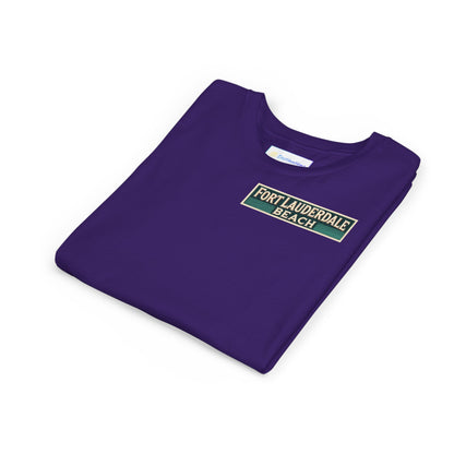 Vintage Fort Lauderdale Unisex Youth Short Sleeve Tee