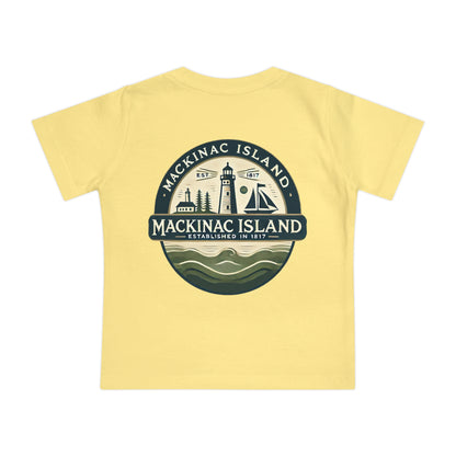 Vintage Mackinac Island Unisex Baby Short Sleeve T-Shirt