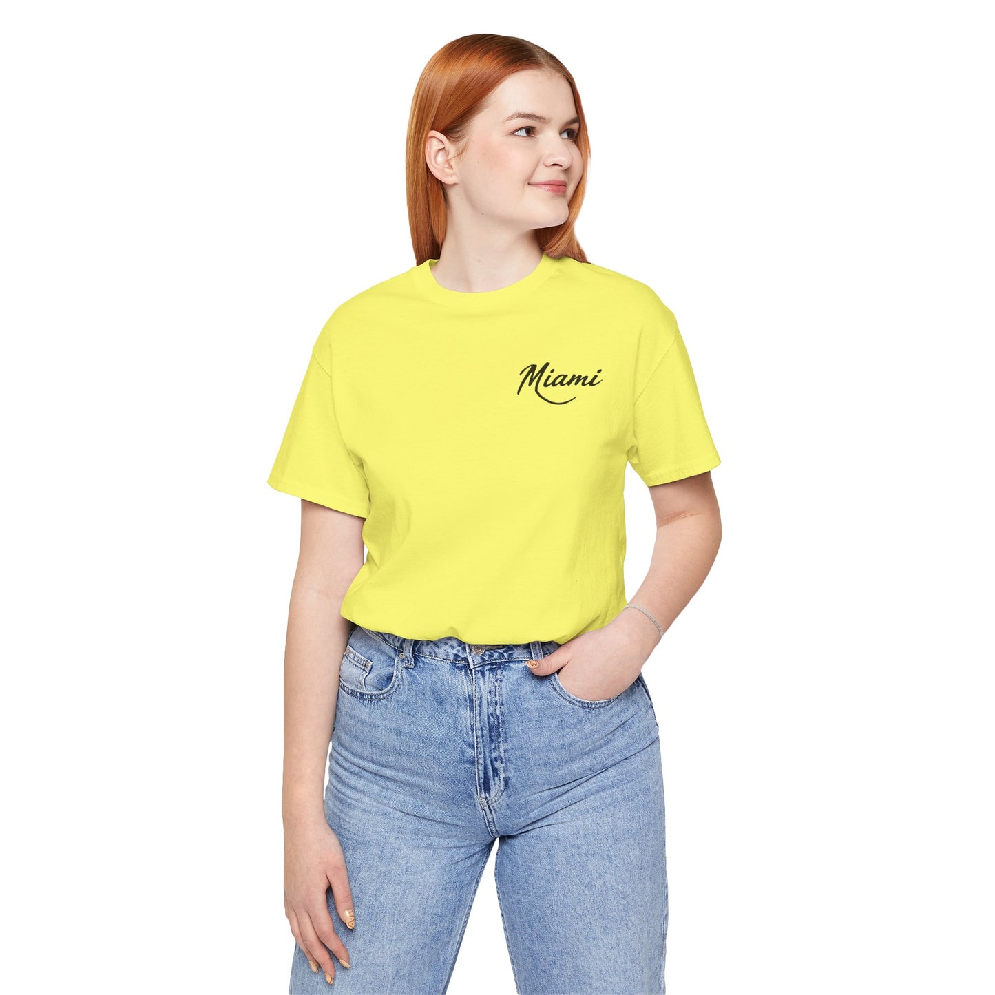 Retro Miami Unisex Jersey Short Sleeve Tee