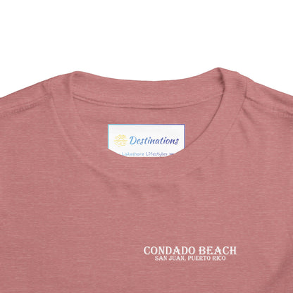 Coastal Vibes Condado Beach Unisex Toddler Short Sleeve Tee