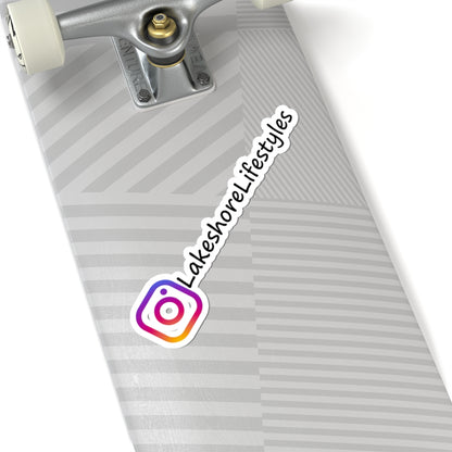 Lakeshore Lifestyles Instagram Kiss-Cut Sticker