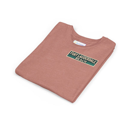 Vintage Fort Lauderdale Unisex Youth Short Sleeve Tee