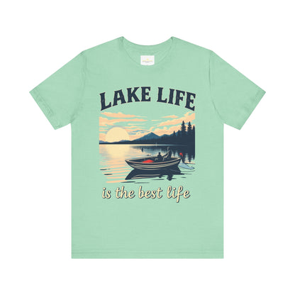 Lake Life is the Best Life Unisex Jersey Short Sleeve Tee