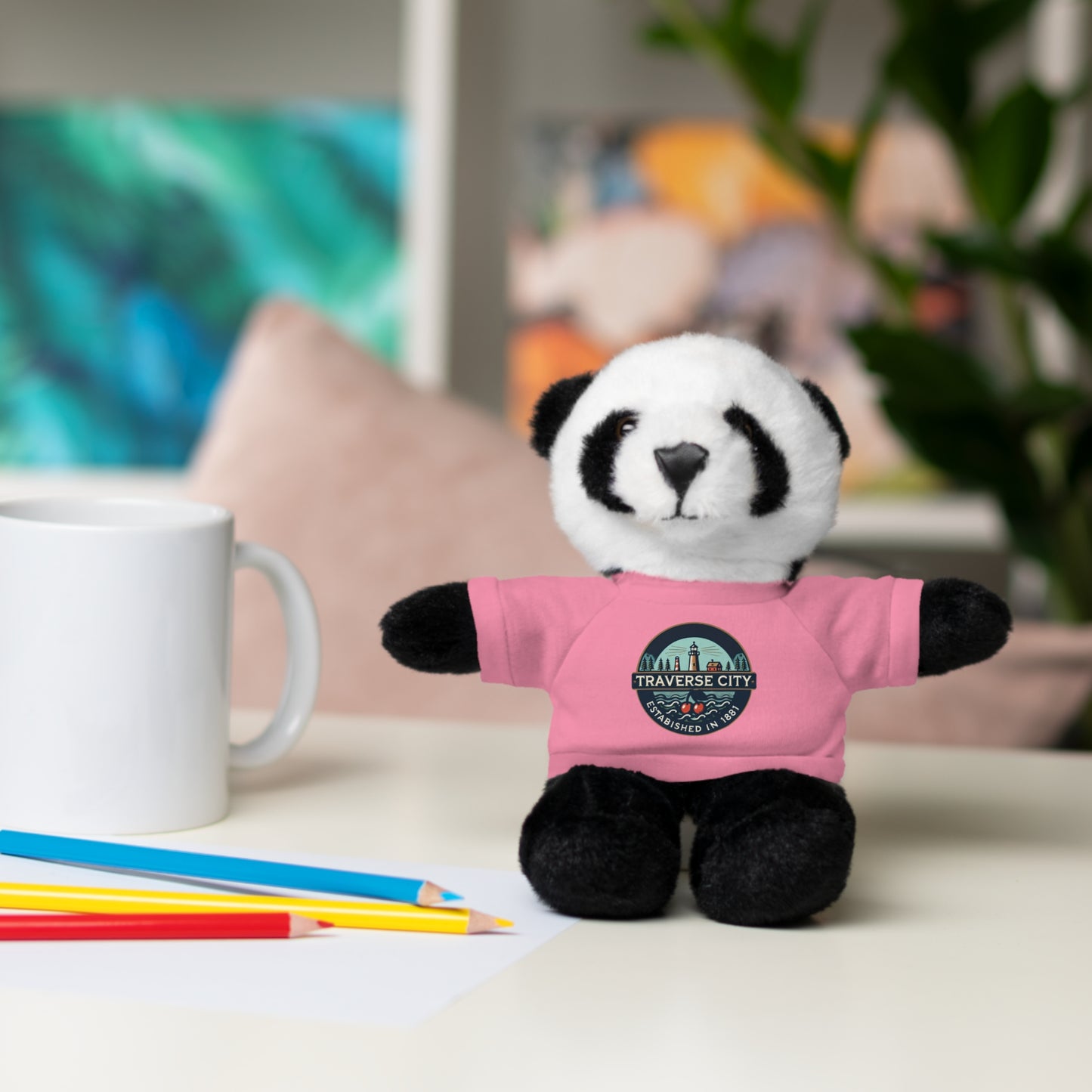 Vintage Traverse City Stuffed Animals with Tee