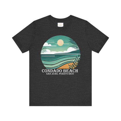 Coastal Vibes Condado Beach Unisex Jersey Short Sleeve Tee