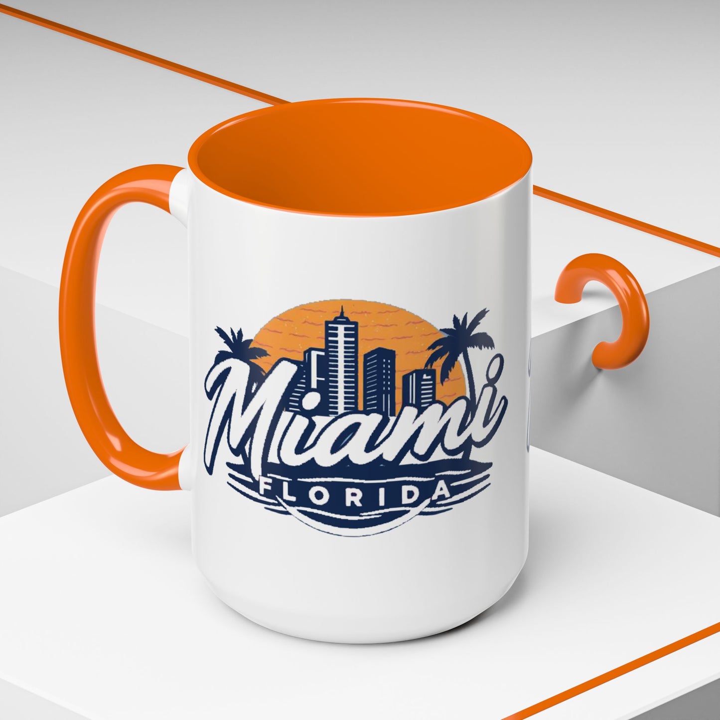 Retro Miami Accent Coffee Mug