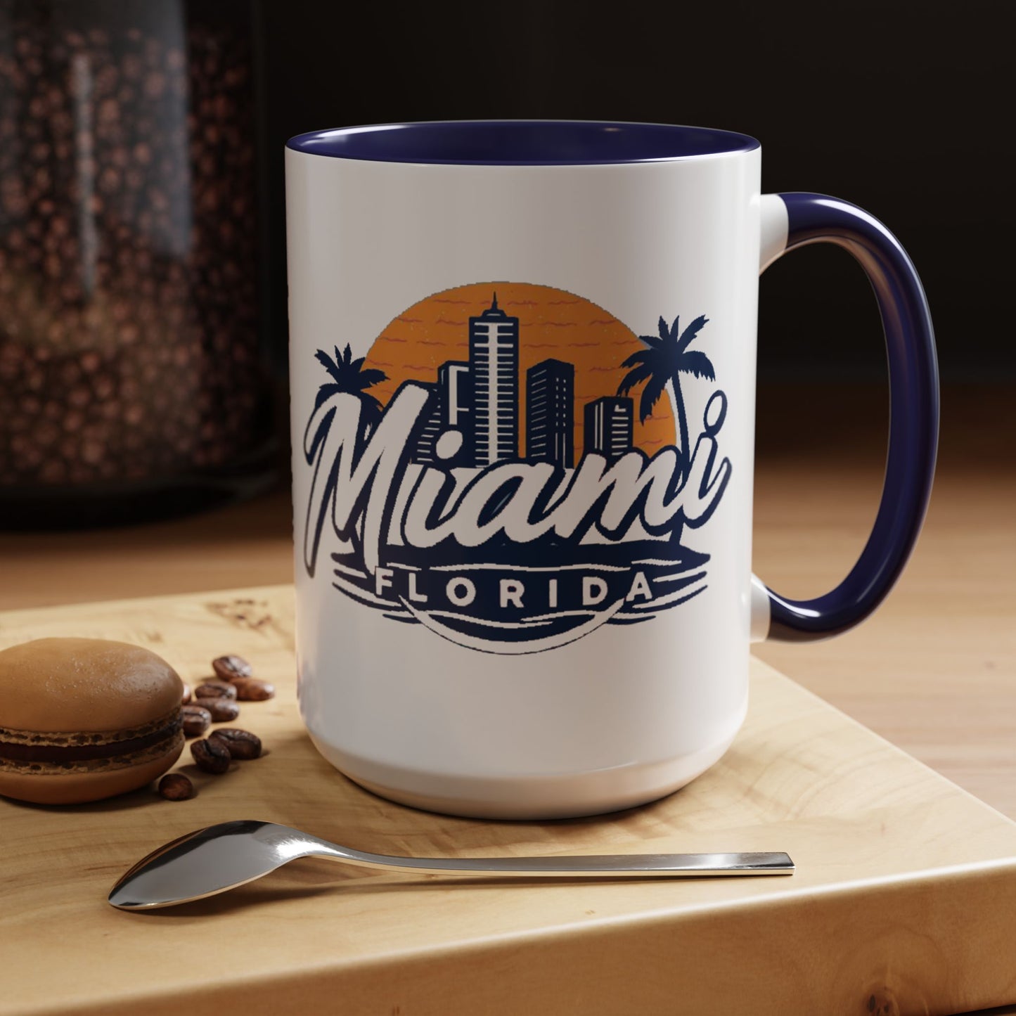 Retro Miami Accent Coffee Mug