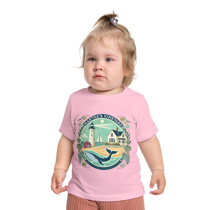 Vintage Martha's Vineyard Unisex Baby Short Sleeve T-Shirt