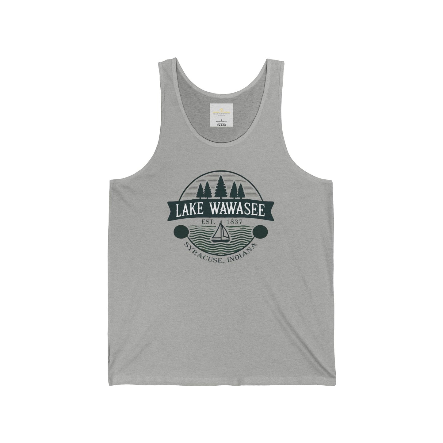 Vintage Lake Wawasee Unisex Jersey Tank