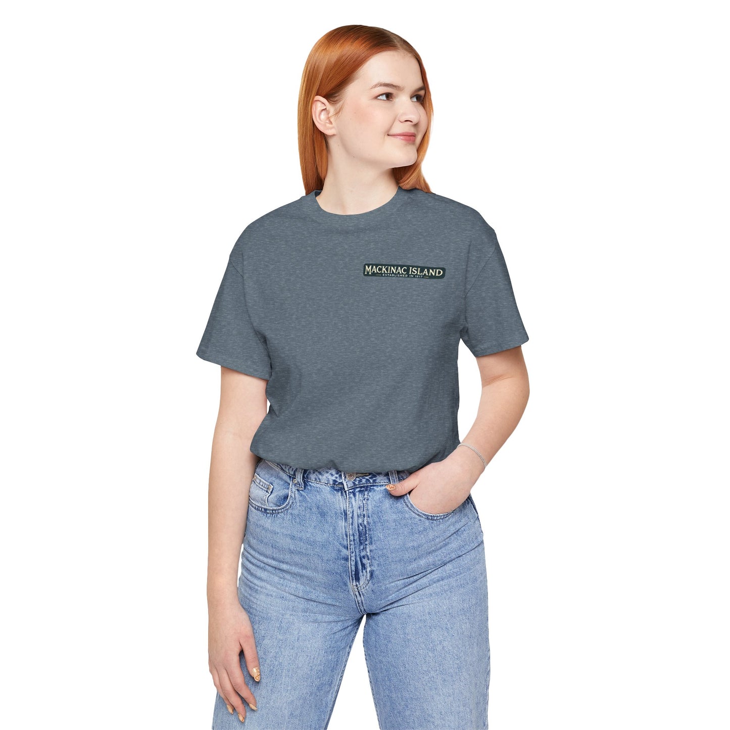 Vintage Mackinac Island Unisex Jersey Short Sleeve Tee