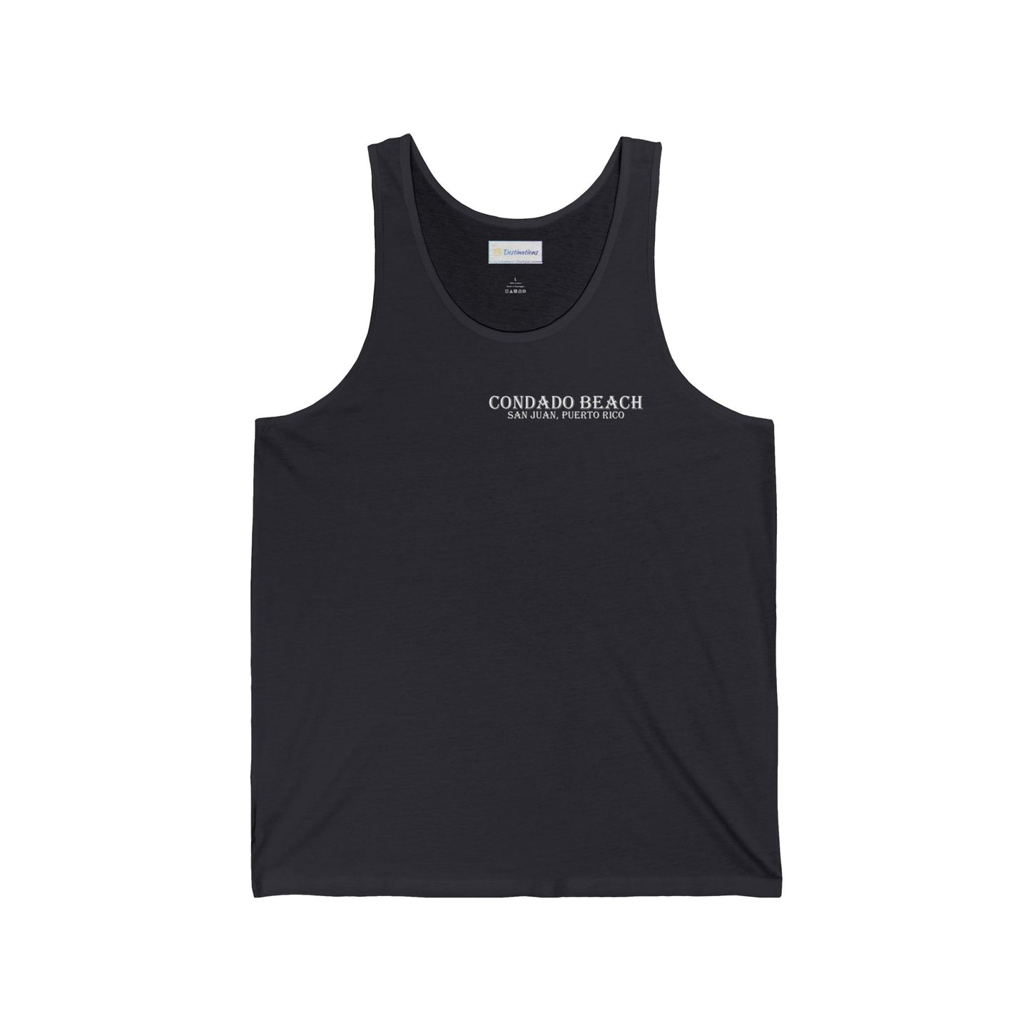 Coastal Vibes Condado Beach Unisex Jersey Tank