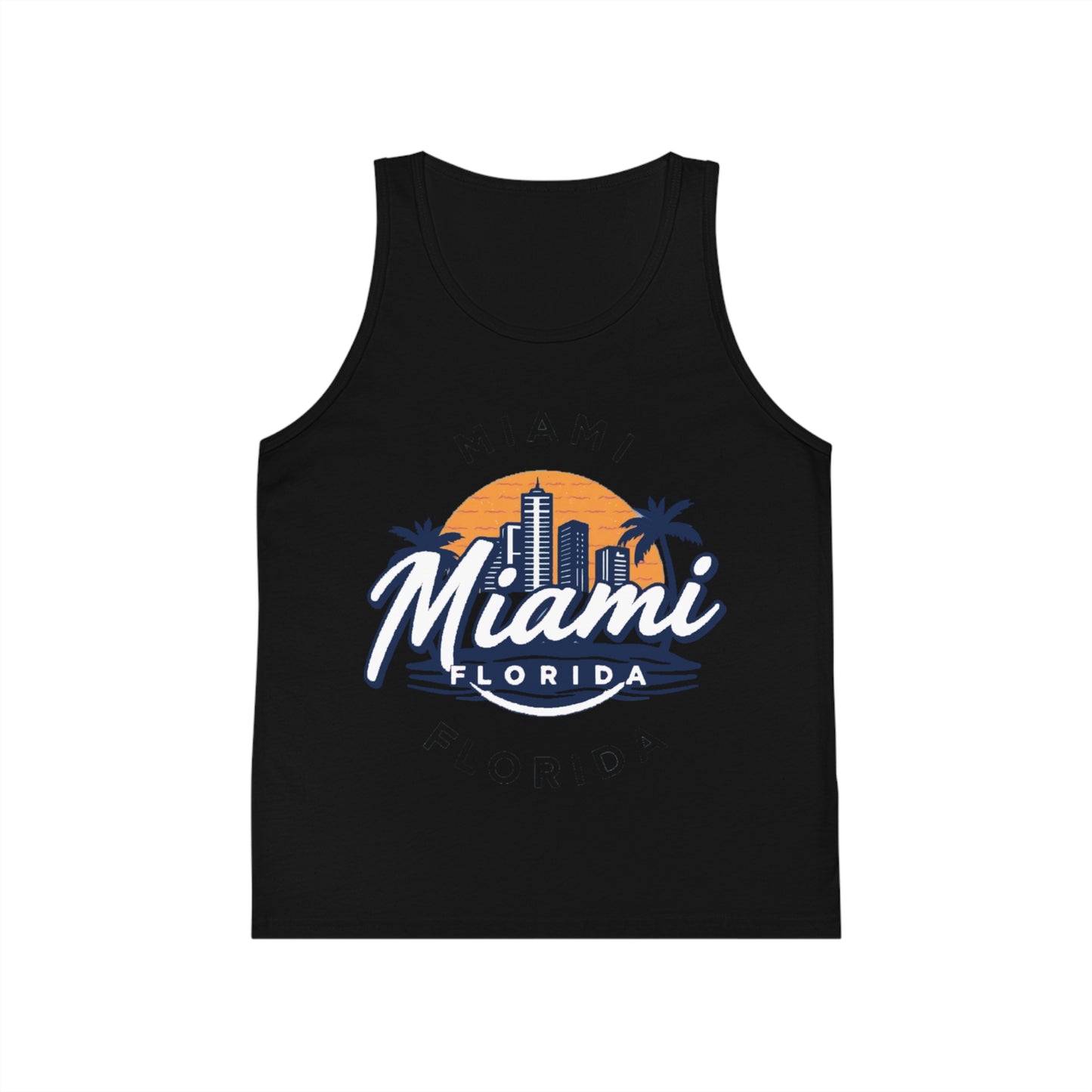 Retro Miami Unisex Kids Jersey Tank Top