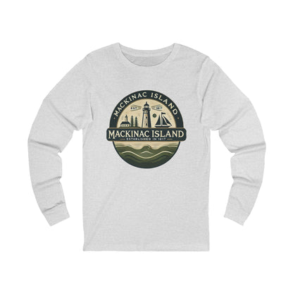 Vintage Mackinac Island Unisex Jersey Long Sleeve Tee