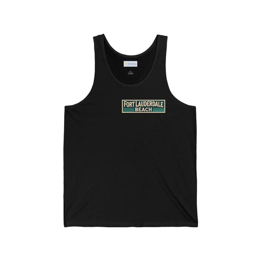 Vintage Fort Lauderdale Unisex Jersey Tank