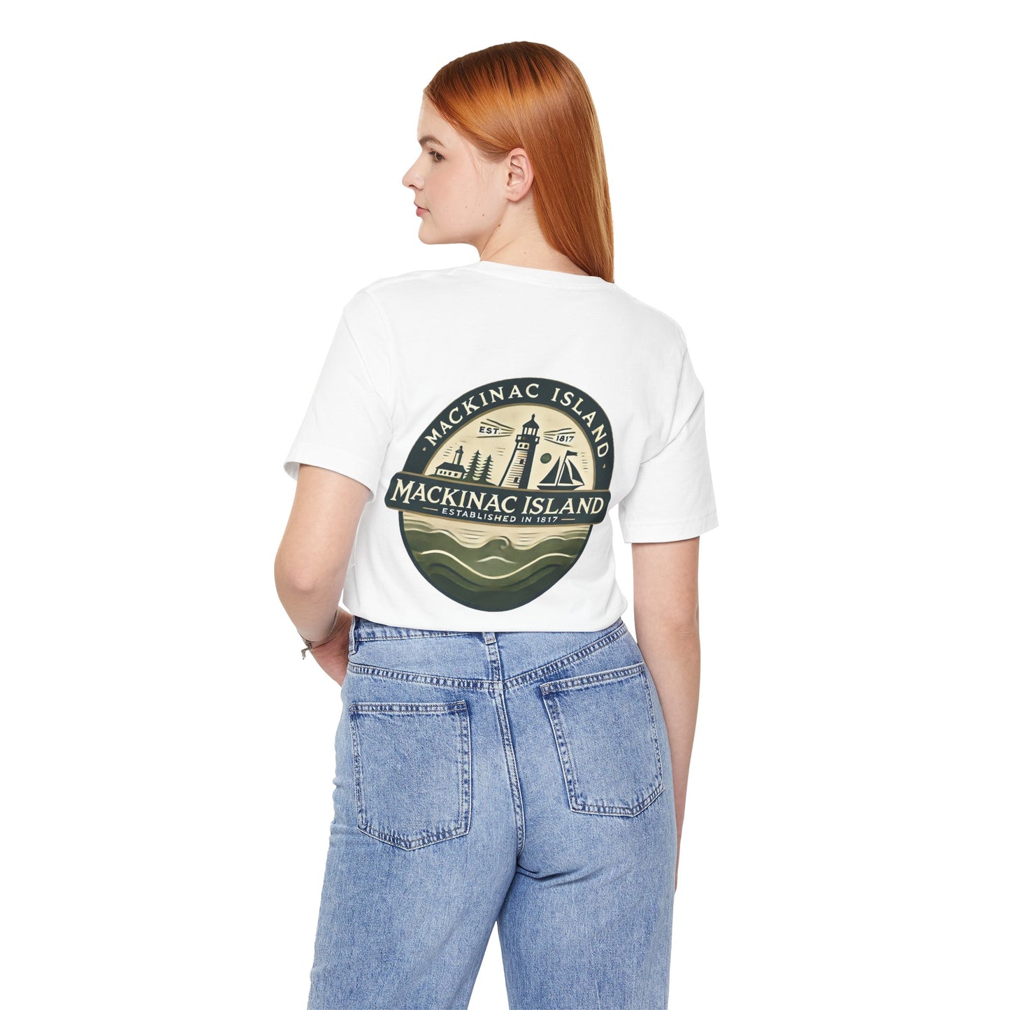 Vintage Mackinac Island Unisex Jersey Short Sleeve Tee