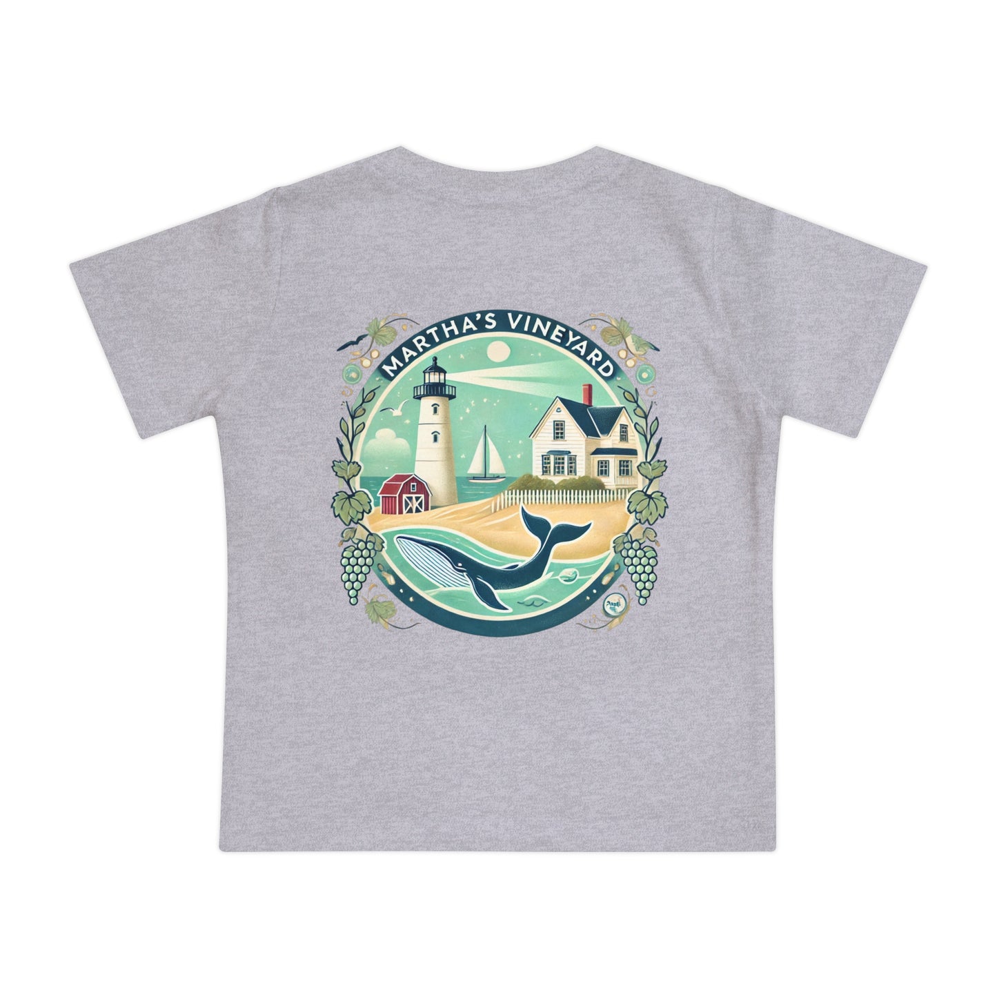 Vintage Martha's Vineyard Unisex Baby Short Sleeve T-Shirt