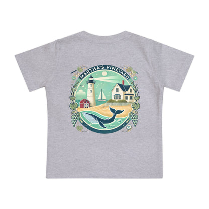 Vintage Martha's Vineyard Unisex Baby Short Sleeve T-Shirt