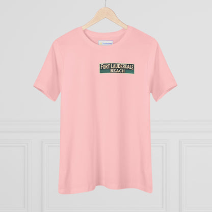 Vintage Fort Lauderdale Women's Cotton Tee