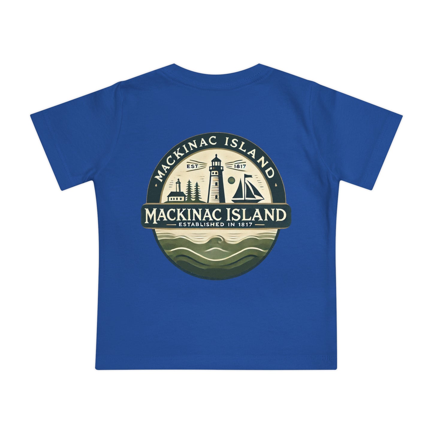 Vintage Mackinac Island Unisex Baby Short Sleeve T-Shirt