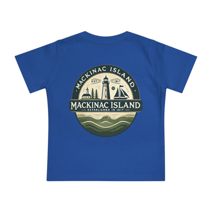 Vintage Mackinac Island Unisex Baby Short Sleeve T-Shirt