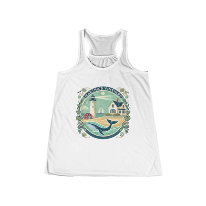 Vintage Martha's Vineyard Women's Flowy Racerback Tank