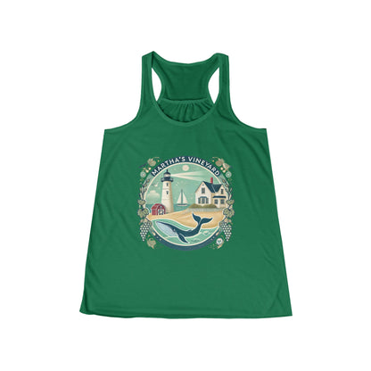 Vintage Martha's Vineyard Women's Flowy Racerback Tank