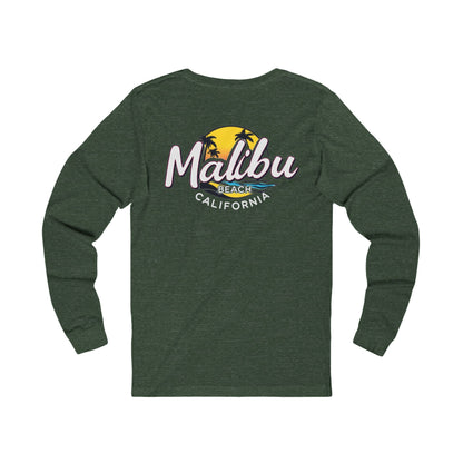 Retro Malibu Unisex Jersey Long Sleeve Tee