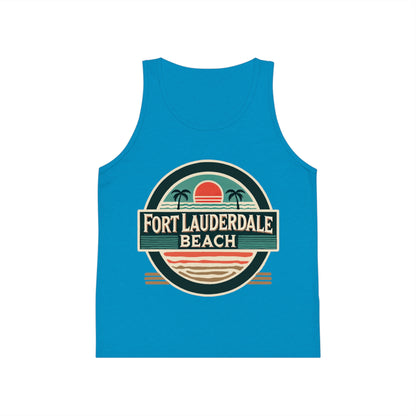 Vintage Fort Lauderdale Unisex Kids Jersey Tank Top