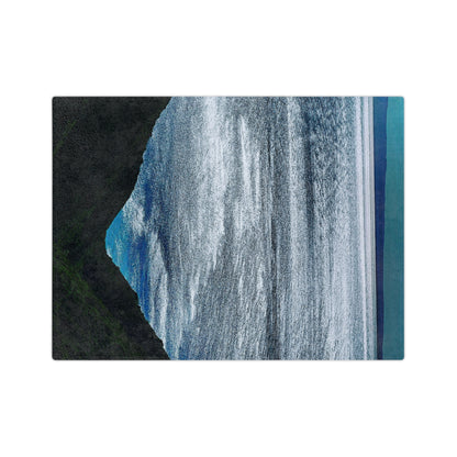 Ocean View Velveteen Microfiber Blanket