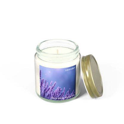 Lavender Scented Coconut Apricot Wax Candle