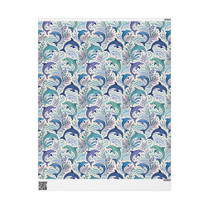 Dolphin Print Wrapping Paper