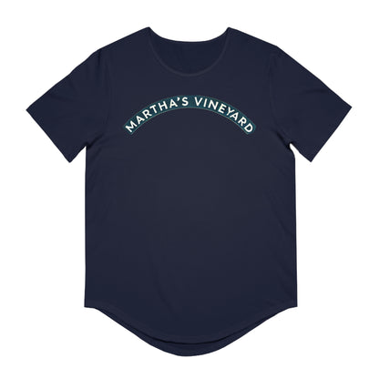 Vintage Martha's Vineyard Men's Jersey Curved Hem Tee