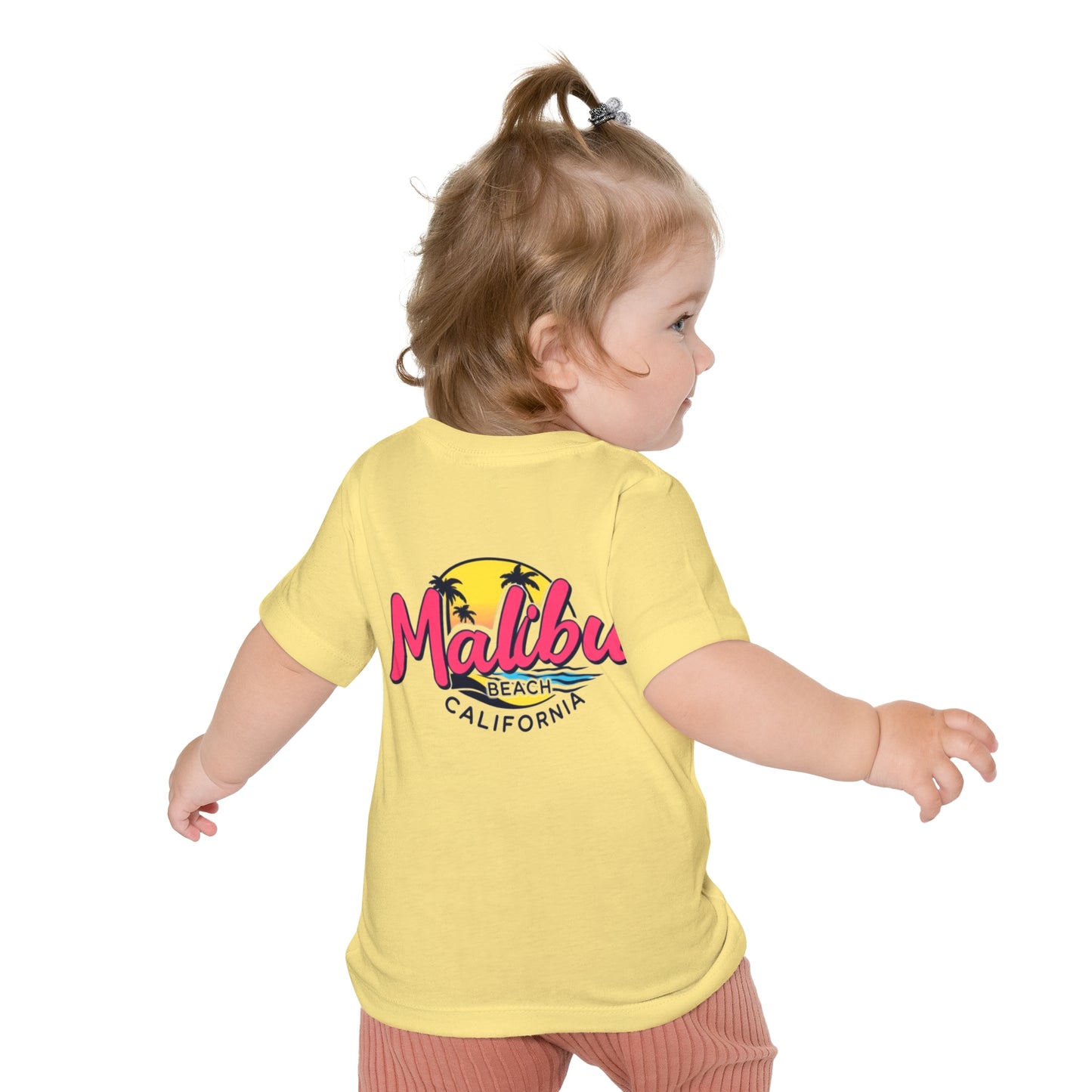 Retro Malibu Unisex Baby Short Sleeve T-Shirt