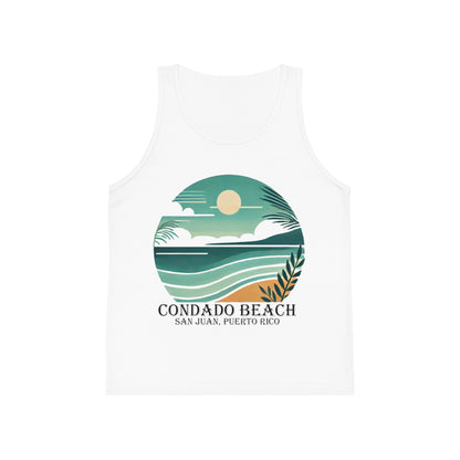 Coastal Vibes Condado Beach Unisex Kids Jersey Tank Top