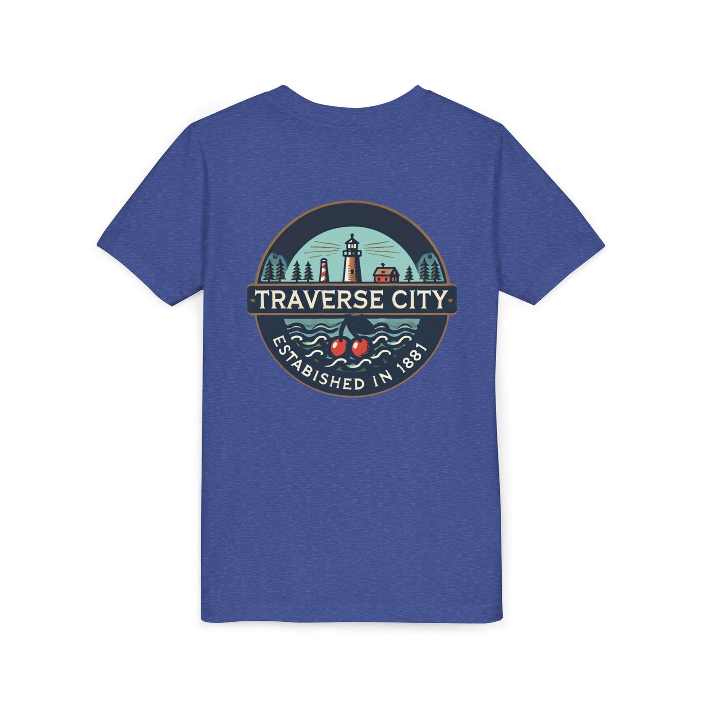 Vintage Traverse City Unisex Youth Short Sleeve Tee