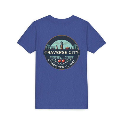 Vintage Traverse City Unisex Youth Short Sleeve Tee