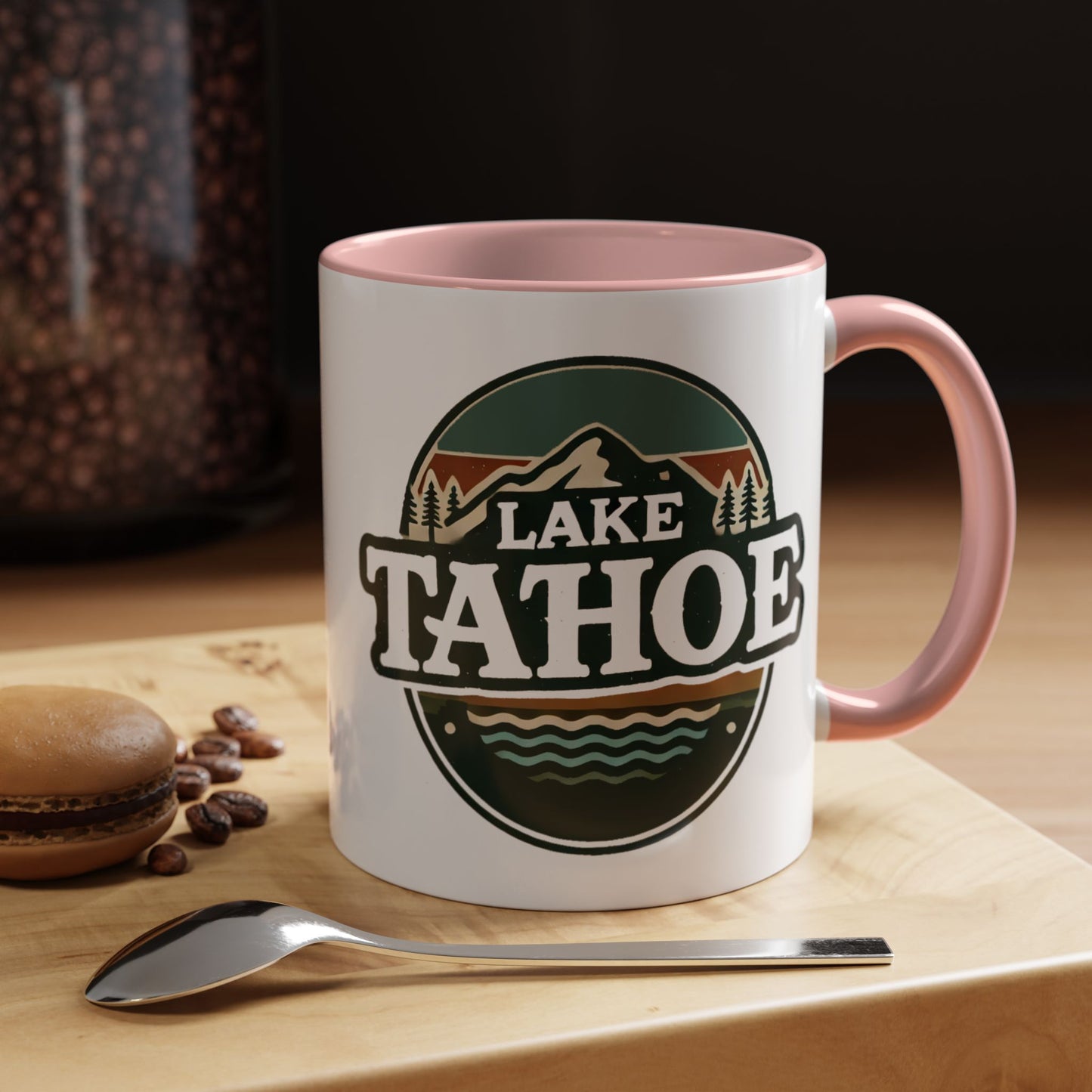 Vintage Lake Tahoe Accent Coffee Mug