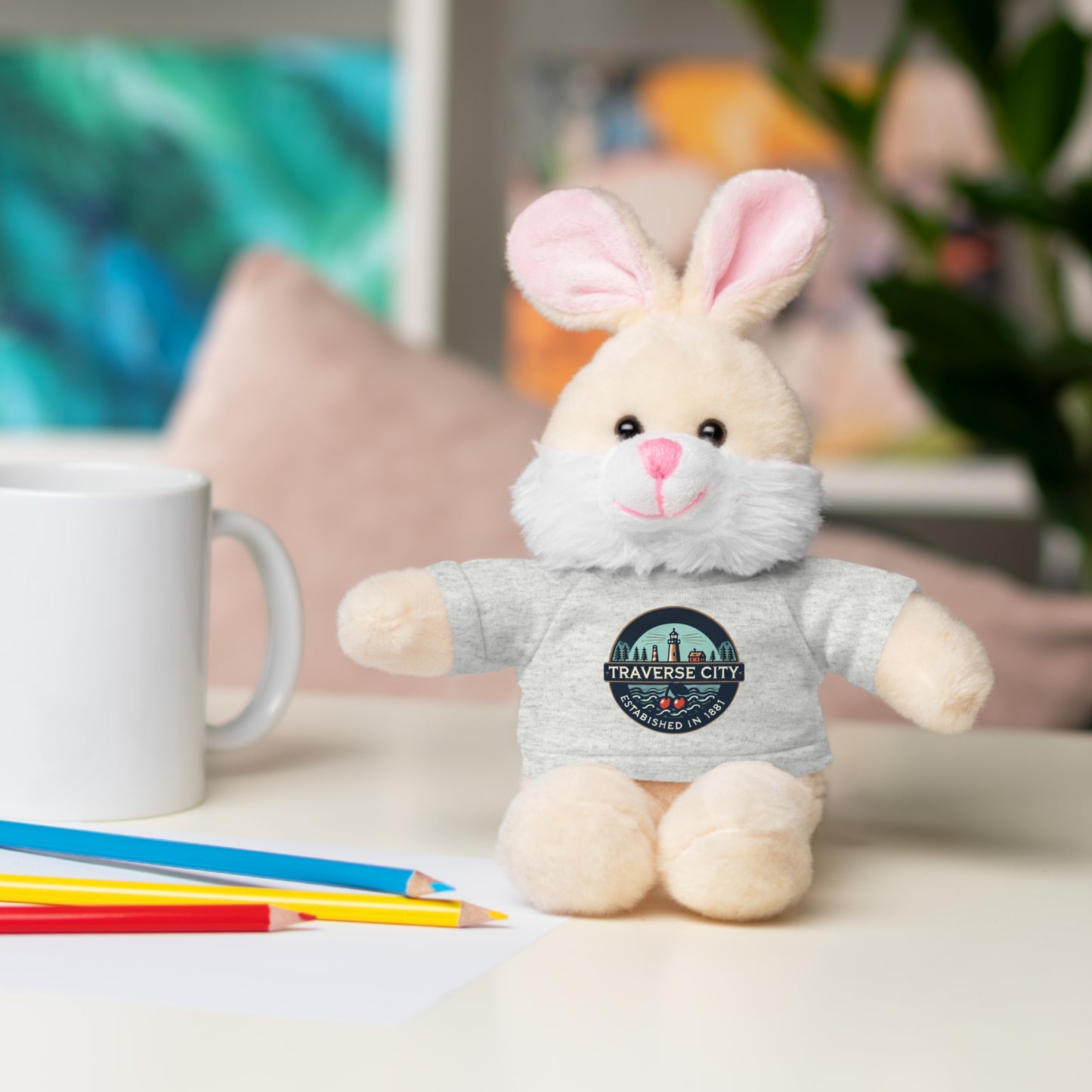 Vintage Traverse City Stuffed Animals with Tee