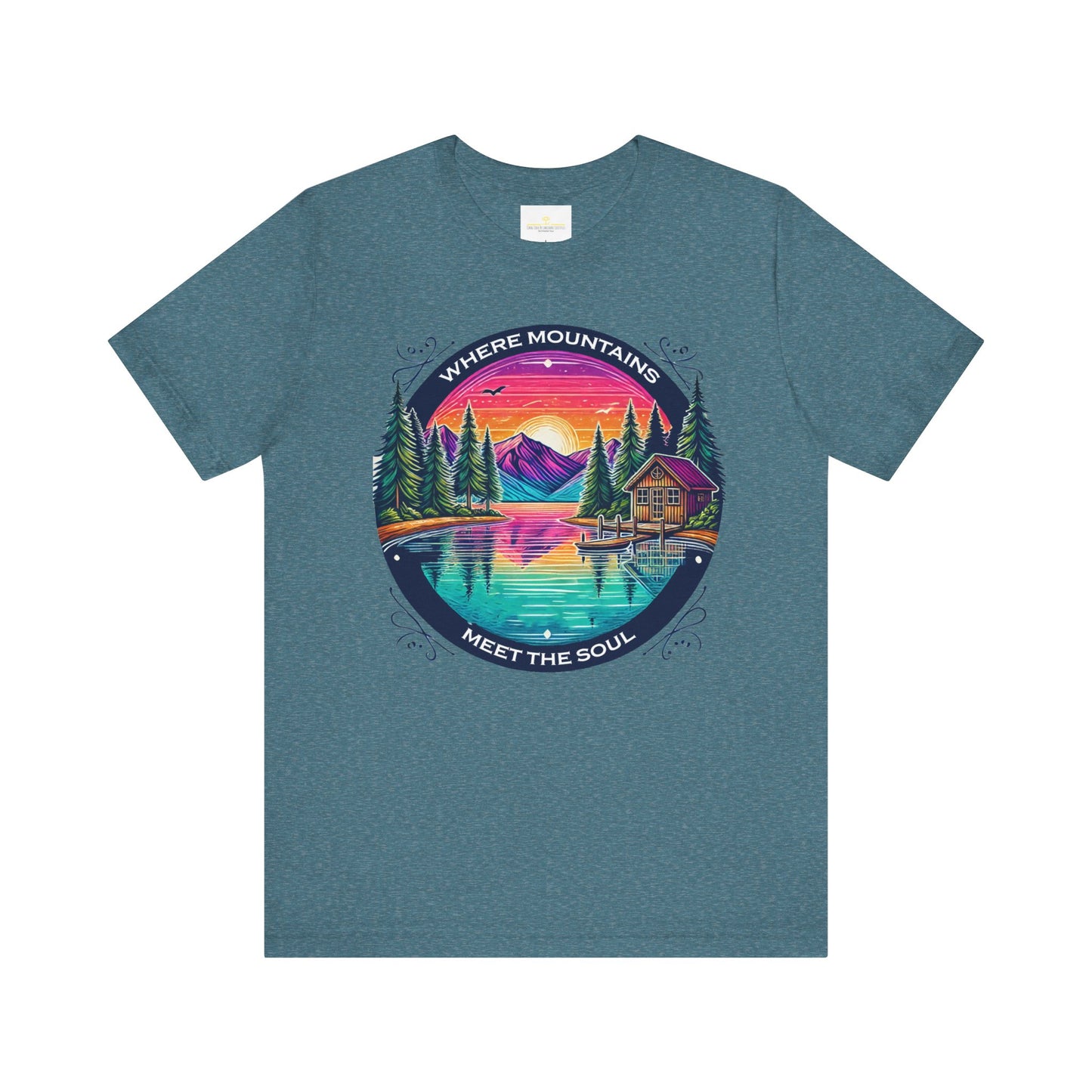 Where Mountains Meet the Soul Short Sleeve Tee