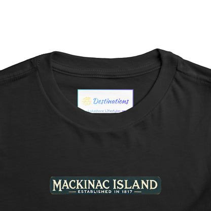 Vintage Mackinac Island Unisex Toddler Short Sleeve Tee
