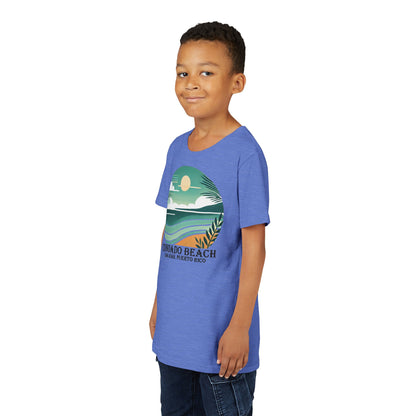 Coastal Vibes Condado Beach Unisex Youth Short Sleeve Tee