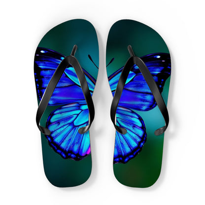 Mystical Butterfly #2 Flip Flops
