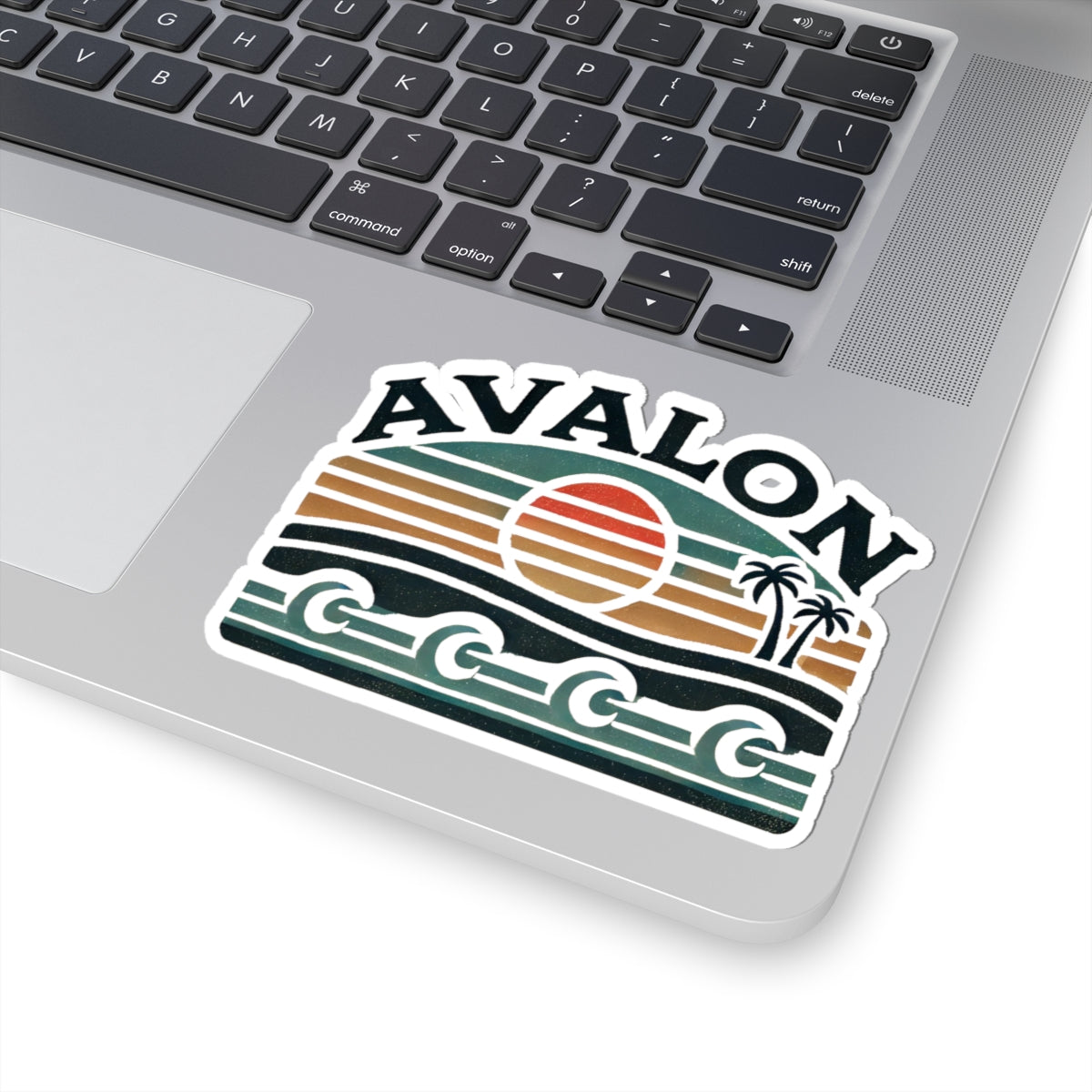 Retro Avalon Kiss-Cut Sticker