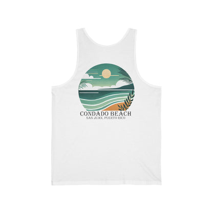 Coastal Vibes Condado Beach Unisex Jersey Tank